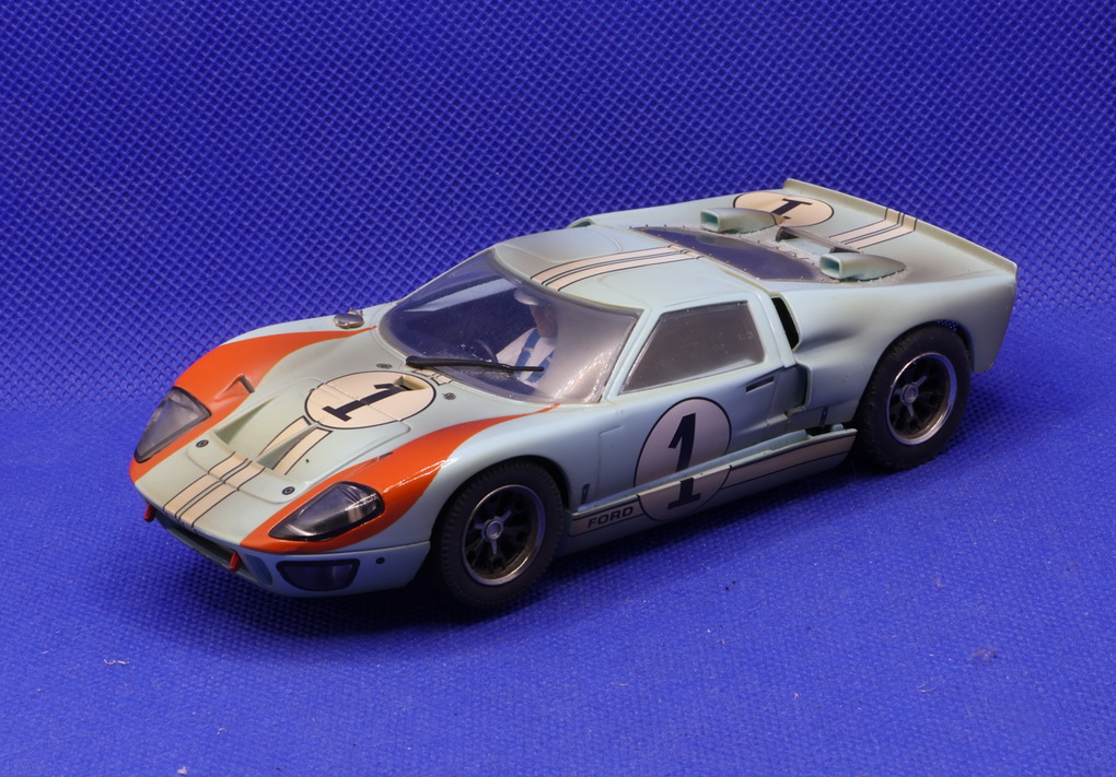 Slotcars66 Ford GT40 Mk2 1/32nd scale Scalextric slot car Le Mans 1966 #1    